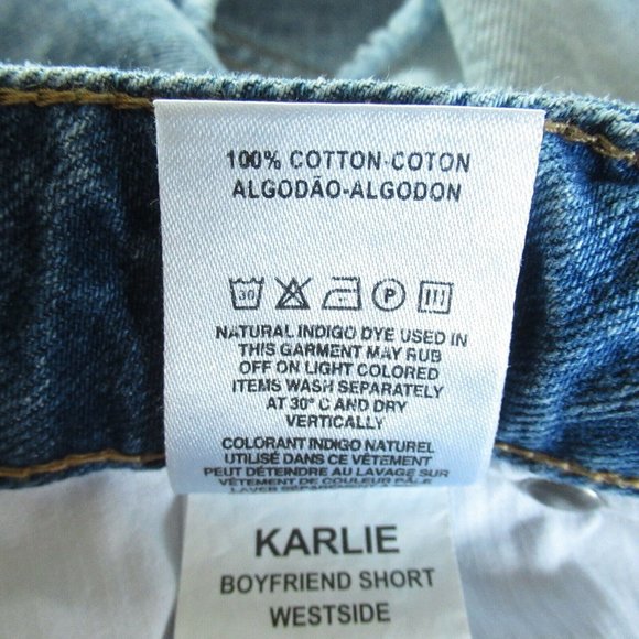 SOLDL1961 Karlie Boyfriend Shorts Light Distressed - Picture 7 of 7